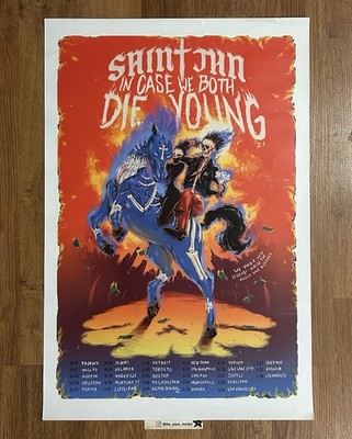 Saint Jhn In Case We Both Die Young Official Tour Poster 16x24 