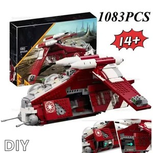 Star Wars Coruscant Guard Gunship 1083PCS Building Blocks Set 75354 ABS Kit