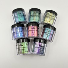 Cruzix Chameleon Powder Pigment Color Changing Mica Powders 8-Color Set