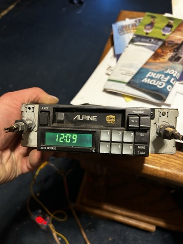 Alpine 7167 Cassette Player Receiver Stereo Rare Old School | eBay