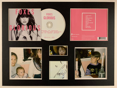 FOXES - Signed Autographed - GLORIOUS - Album Display Deluxe