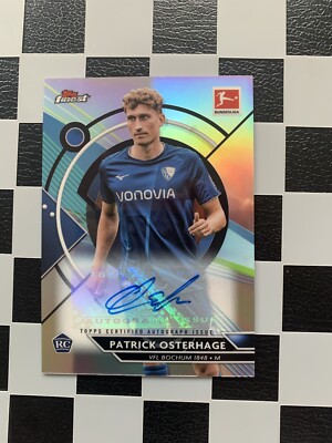 2022-23 Topps Finest Bundesliga Auto RC Patrick Osterhage VFL Bochum