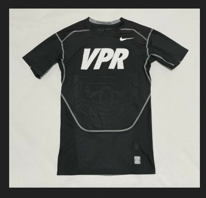 Mens Nike Pro Combat VPR Dri Fit Max HyperCool Skull Fitted
