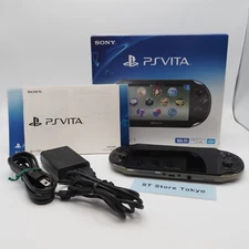 [EXC] PS Vita Khaki Black PCH 2000 Slim Console Charger PSV w/Box Tested