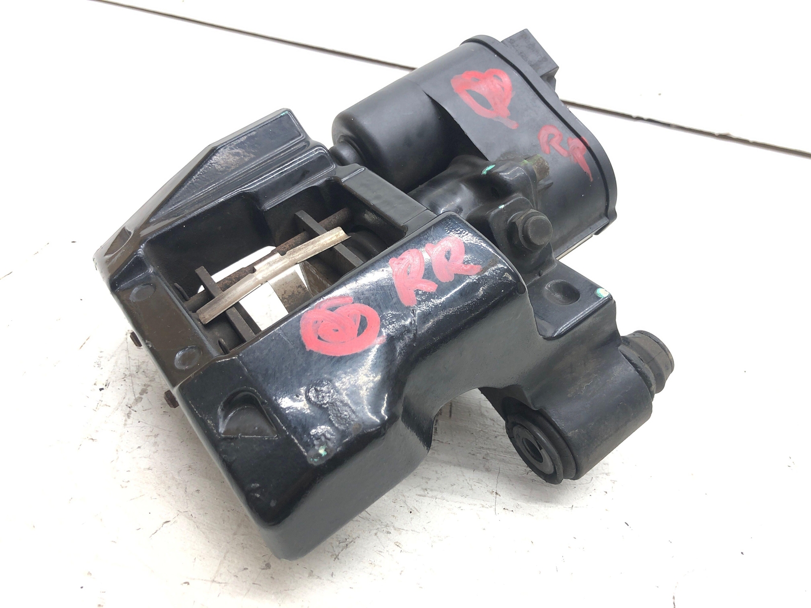 2011 ASTON MARTIN RAPIDE RIGHT REAR ELECTRONIC PARKING BRAKE CALIPER BLACK OEM