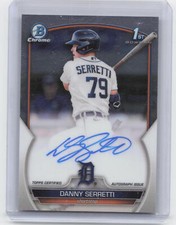 2023 Bowman Chrome #CPA-DSI Danny Serretti 1st Chrome Prospect Auto
