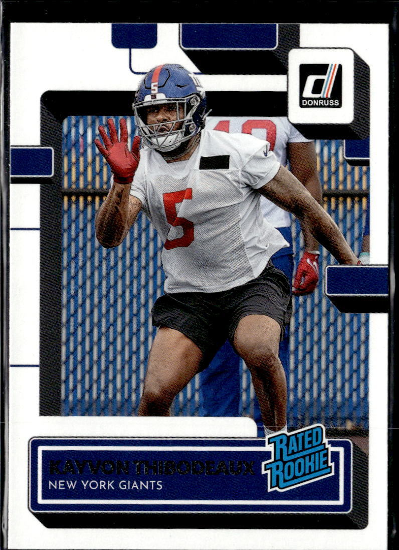 Kayvon Thibodeaux 2022 Donruss #352 Rated Rookie New York Giants RC