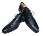 Magnanni Black Leather Plain Toe Oxford Dress Shoe Men’s SZ 13M — photo 1