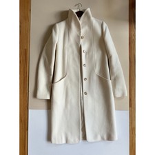 White Aritzia Wilfred Xxs Cocoon Coat