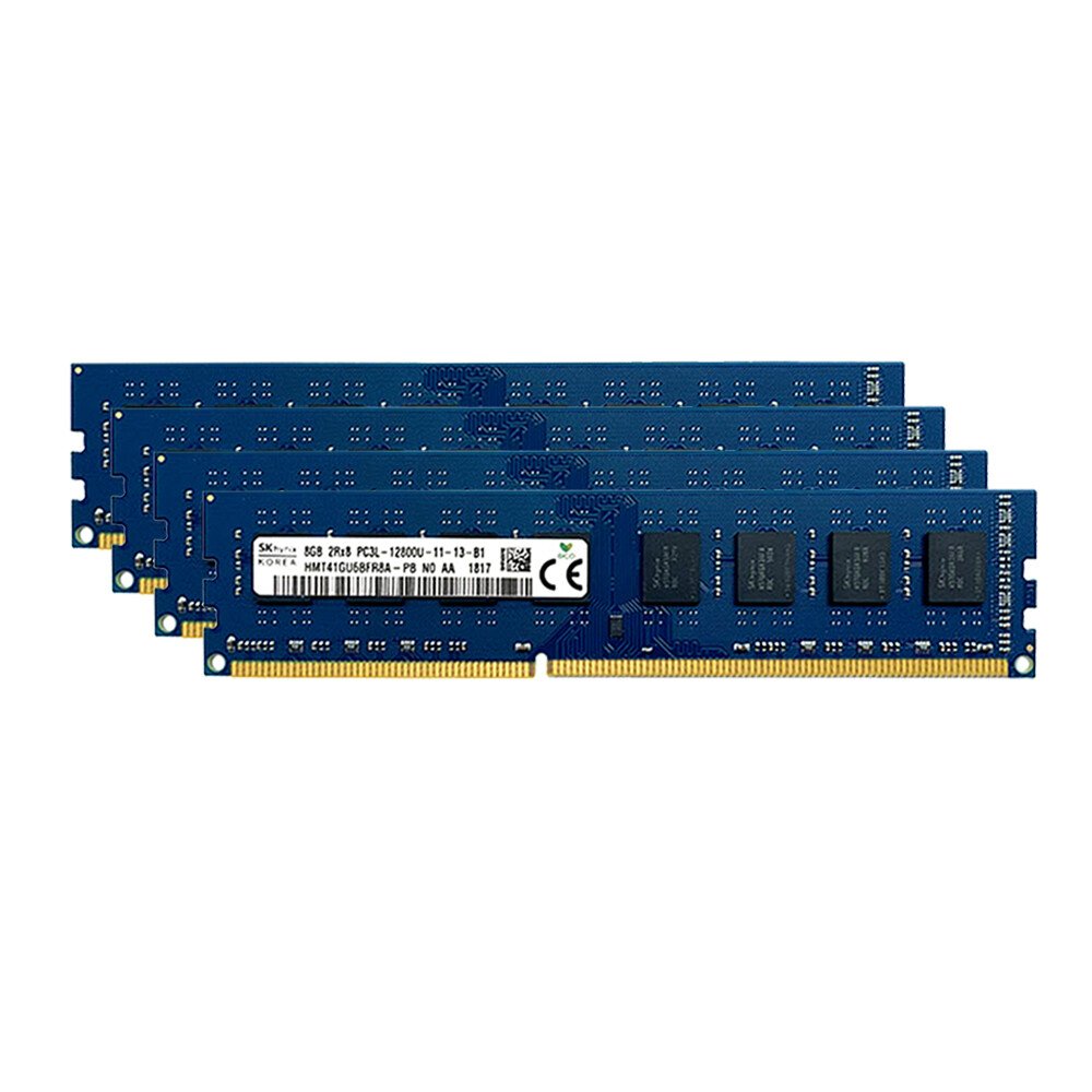 32GB KIT (4x 8GB) 4GB DDR3L 1600MHz PC3L-12800U 1.35V DIMM 32GB KIT (4x 8GB) 4GB DDR3L 1600MHz PC3L-12800U 1.35V DIMM