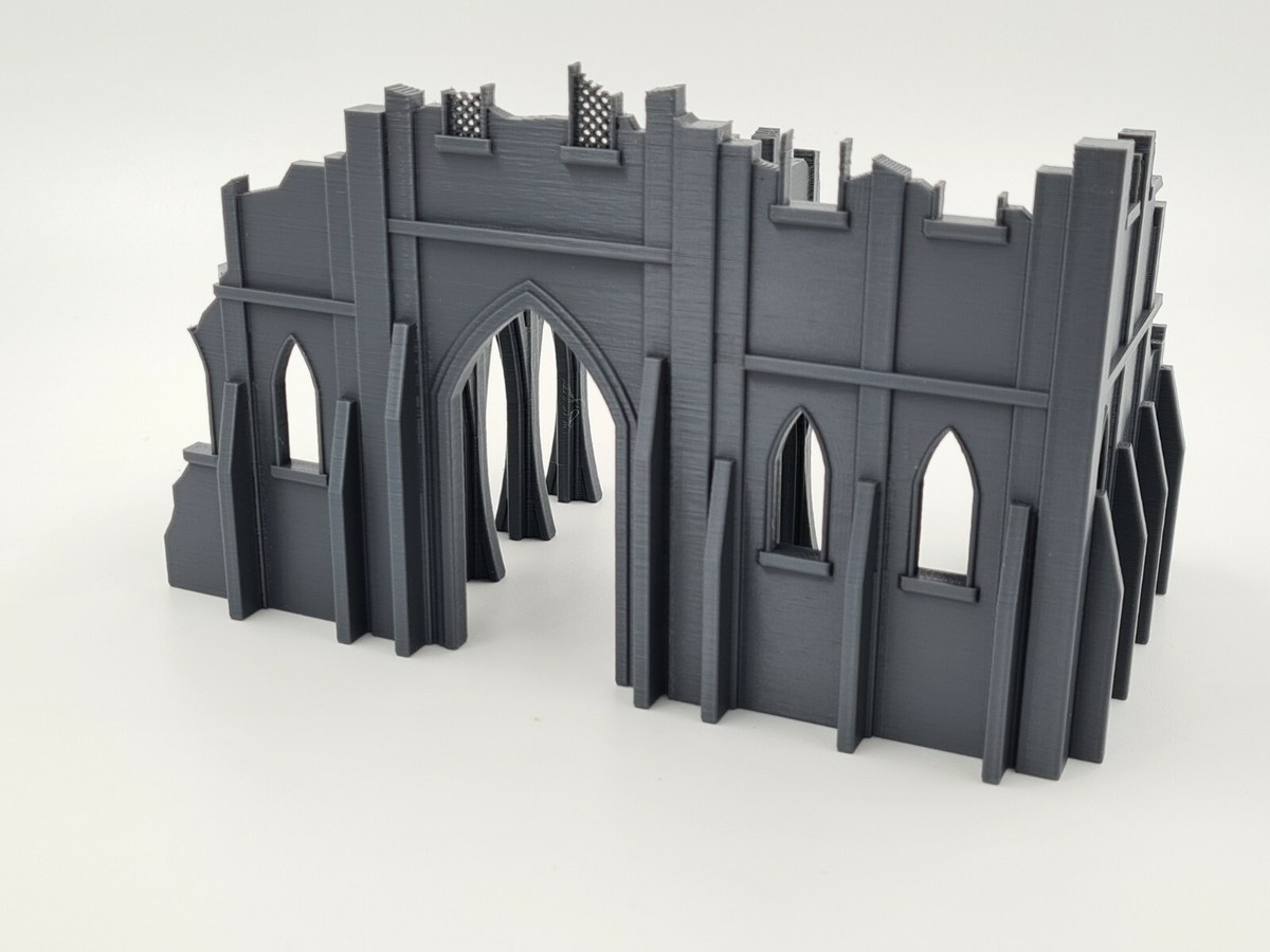 Terreno Per Wargaming – Rovine Cittadine Sezione Angolo 28/32mm – The Artificers Forge