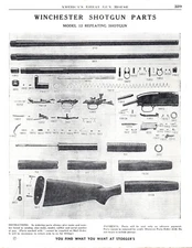 1952 Winchester Shotgun Parts Model 12  Gun Advertisement Print Ad