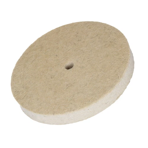 8 Inch Wool Felt Polishing Wheel Buffing Pad Metal Burnishing Disc 3/8" Arbor - Picture 16 of 21