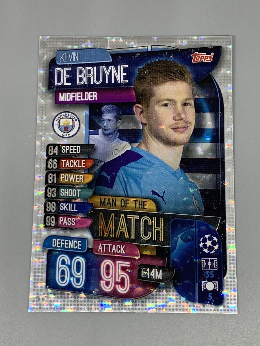Kevin De Bruyne 2019-20 Topps Match Attax Champions League