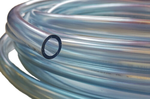 CLEAR FLEXIBLE FOODGRADE PVC HOSE PIPE TUBE - AIR / WATER / AQUARIUM / POND - Picture 2 of 3