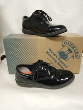 Dinkles Marching Band Shoes Shiny Black Unisex Mens Size 5 Womens Size 7 w/Box