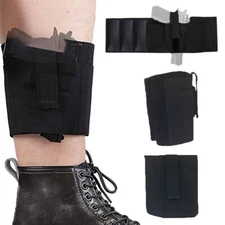 Tactical Nylon Ankle Holster Concealed Carry Leg Gun Holster For Handgun Pistol