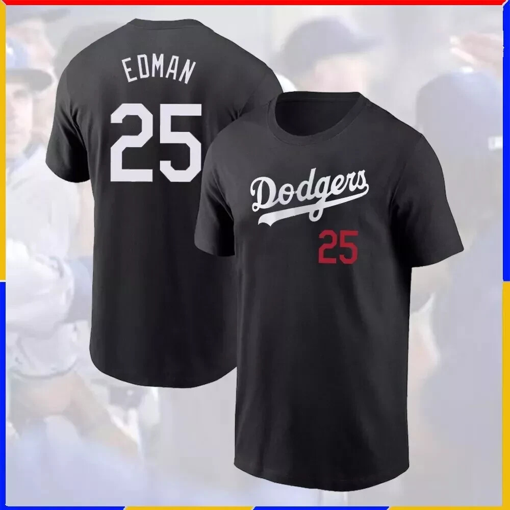 Dodgers #25 EDMANユニフォーム HOT NEW - Tommy Edman #25 Los Angeles Dodgers Name & Number