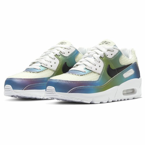 Nike Air Max 90 Kinder (GS) Schuhe CT9631 100 Weiß Balance | eBay