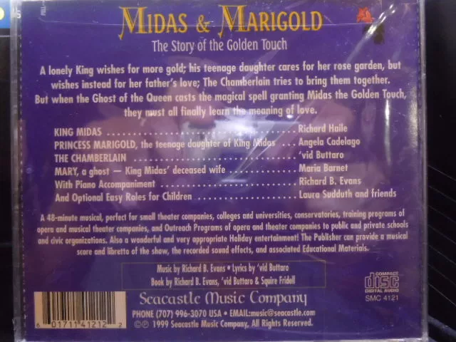 The Story of the Golden Touch Midas & Marigold (CD)