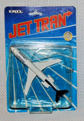 Circa 1990, ERTL, Jet Tran, Lufthansa, Boeing 767, Diecast Metal, Model Lot#1