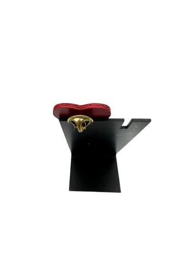 Heart Shaped "I Love You" Pin Brooch Red & Black Valentines Day Womens Jewelry - 第 5/6 張圖片