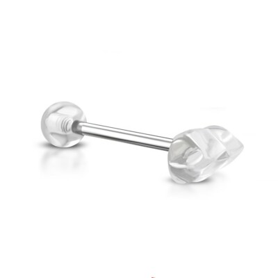 Edelstahl Piercing Tragus Cartilage Barbell G-1,2mm Ohr Stainless steel y-inz637