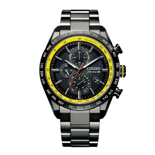 Citizen Attesa AT8185-89E NISSAN FAIRLADY Z Yellow Eco-Drive Citizen Attesa AT8185-89E NISSAN FAIRLADY Z Yellow Eco-Drive