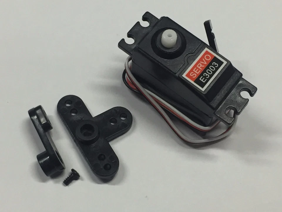 3Kg Torque Throttle Steering Servo With Servo Arms E3003 For 1/8 1/10 Rc Car Hsp - Image 2 of 4
