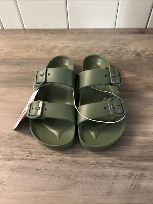 Shade & Shore Sandals Olive Green Size 5