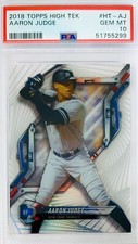 2018 Topps High Tek Aaron Judge Acetate Most Rare 4A Galactic Waves PSA 10 💎