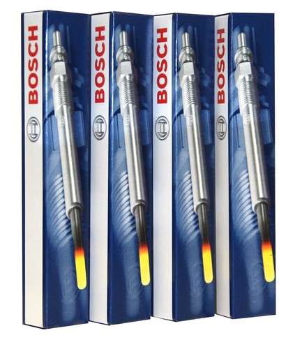 4 x Genuine Bosch 0250202131 Duraterm Glow Plugs Fits Ford 1.8 Diesel Engines - Picture 1 of 3