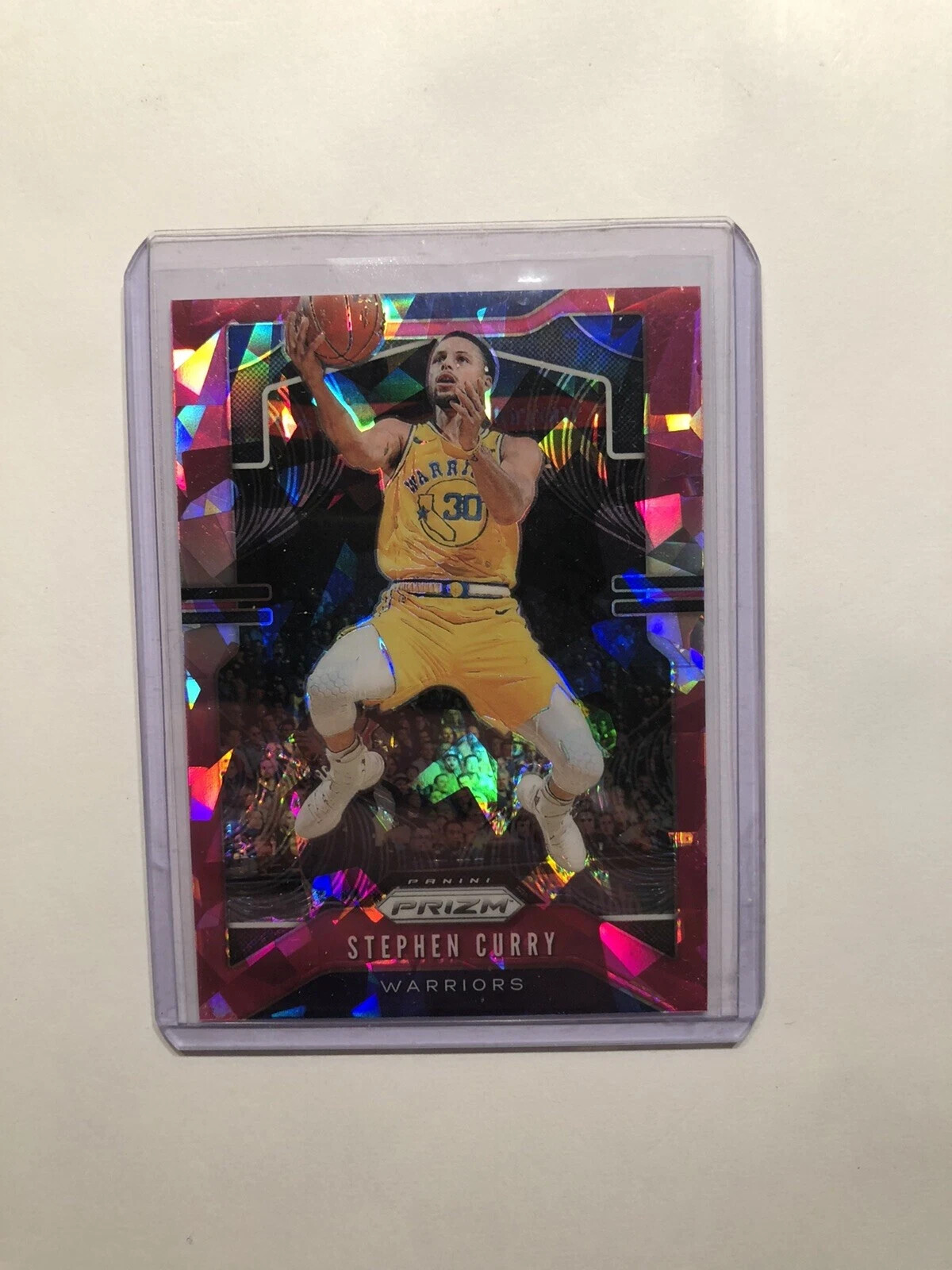 2019-20 Panini Prizm Stephen Curry Pink Cracked Ice #98
