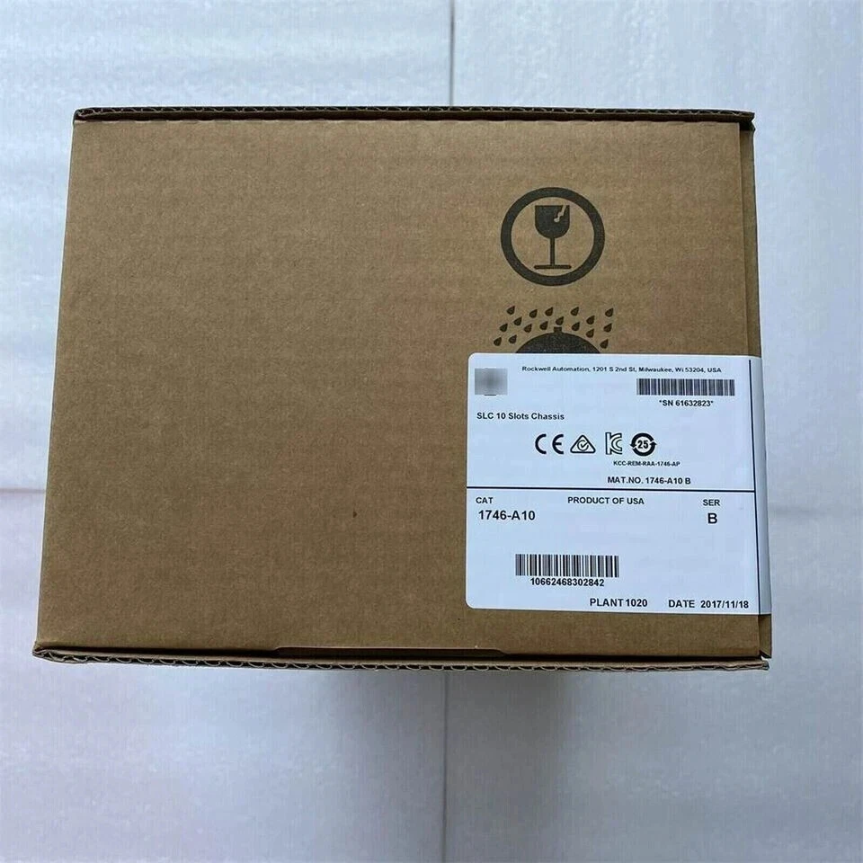 NUEVO AB Sellado de Fábrica 1746-A10 SLC-500 PLC Chasis/Rack 10 Ranuras Módulo 1746A10 Foto 3 de 3