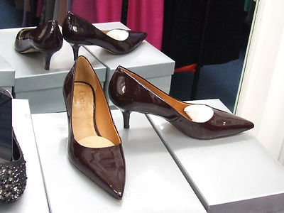 maroon kitten heels