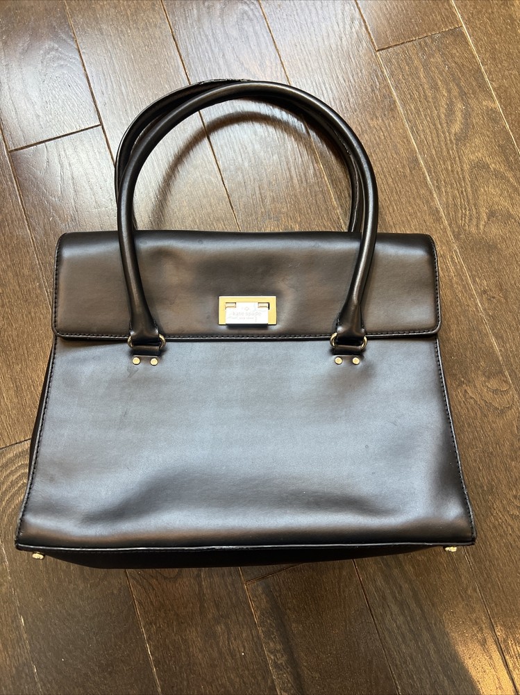 Black KATE SPADE NEW YORK $498 Hardwood place  Sinclair Handbag/ GUC