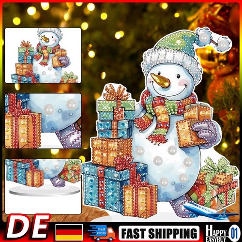 DIY Weihnachtsknopf-Ornament-Set, Lustige Feiertags Produktbild-Vorschau 9