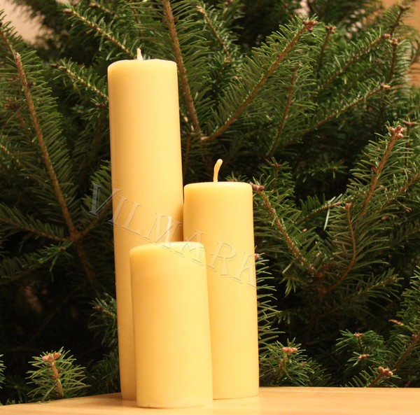 Velas de cera de abejas 100 % pura hechas a mano mecha de algodón