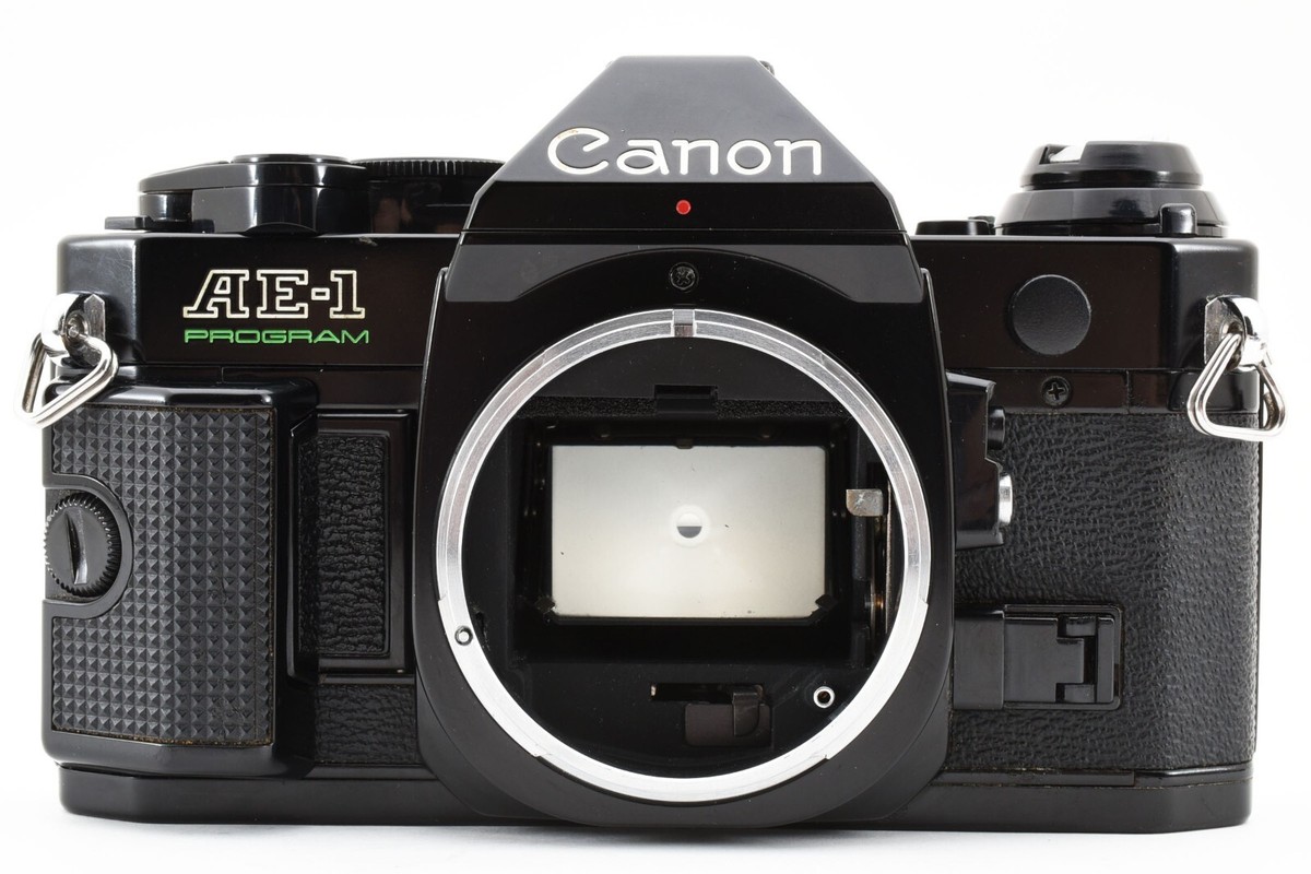 N MINT Canon AE-1 Program Black body SLR Film Camera From Japan