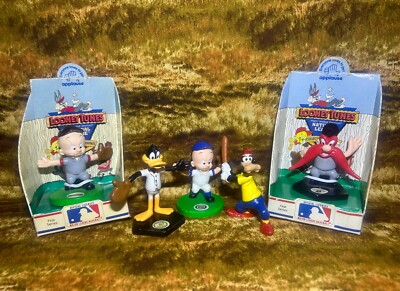 Vintage Warner Bros Disney Looney Tunes Figures Lot Baseball Applause Bully Toys