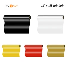 HTV Heat Transfer Vinyl Roll Iron On Heat T-Shirt Cameo Cut Silhouette 12inch