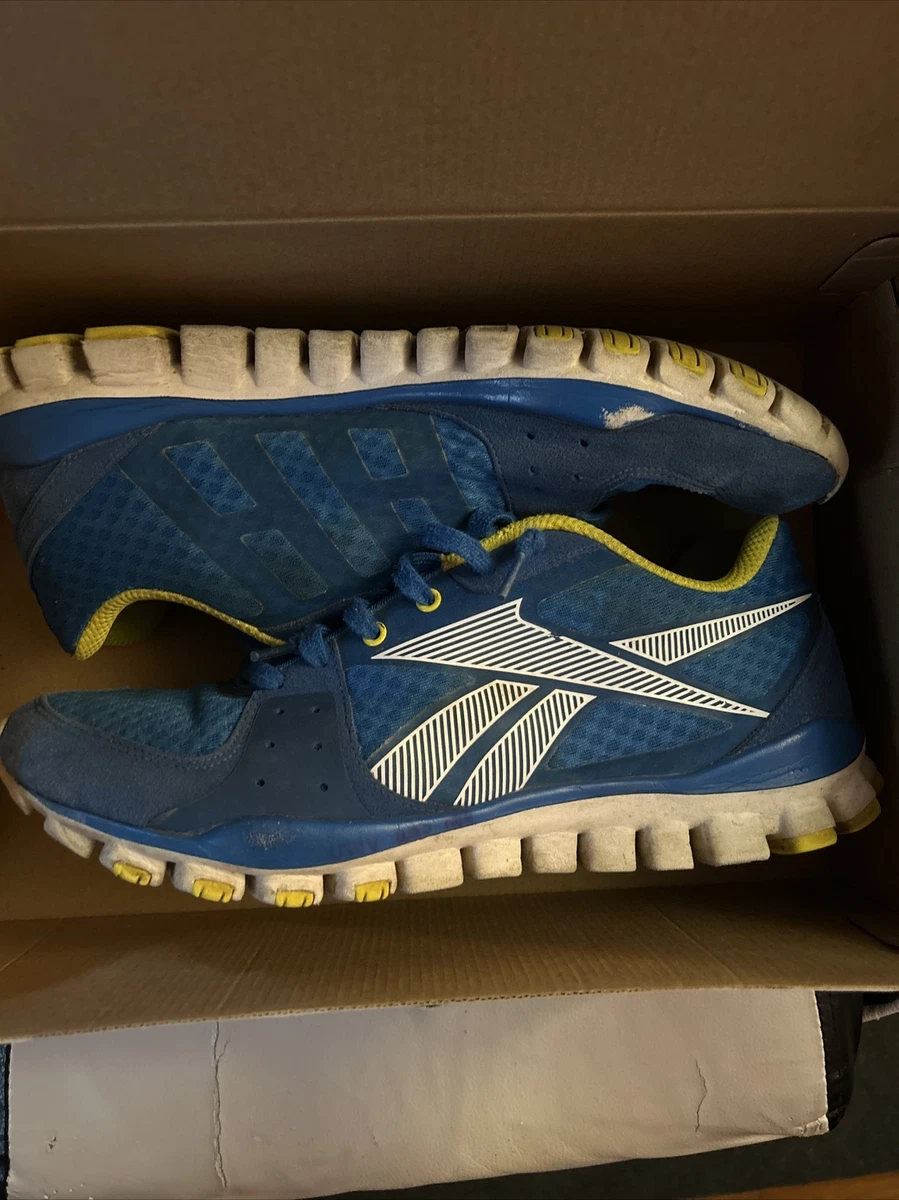 Reebok Mens Realflex Transition J87750 Blue Running Shoes Sneakers