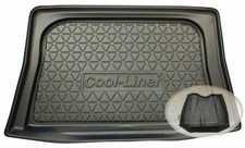 Z341806 Diamanten-Design-Kofferraumwanne + Klett-Netz für VW Volkswagen Polo Tre