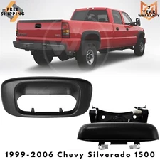 Exterior Tailgate Handle With Bezel For 1999-2006 Chevrolet Silverado 1500