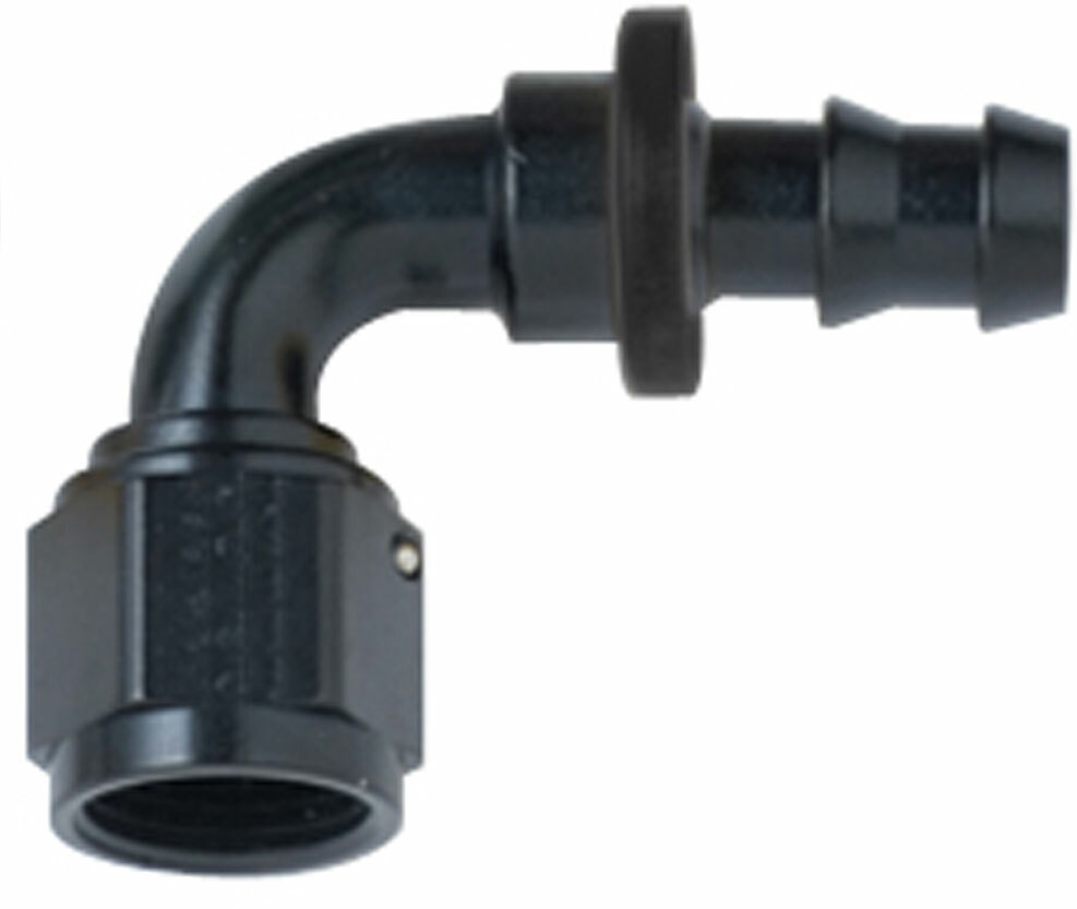 Triple X #16 90 Degree Hose End Push Lock Triple X #16 90 Degree Hose End Push Lock