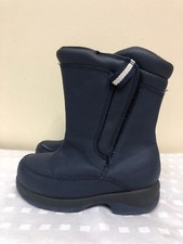 Lands End kids Insulated winter boots in navy color size US 10 M