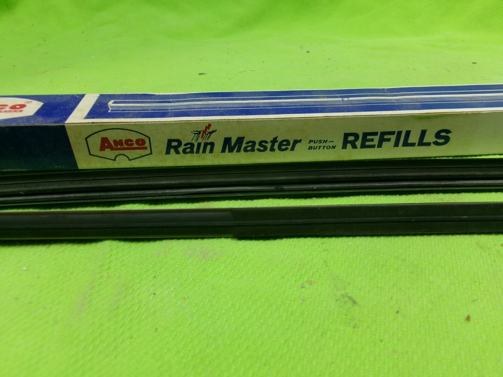 NOS ANCO Vintage Rainmaster 15" 680 Push Button Wiper Blade Refills eBay