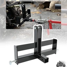3 Point 2" Receiver Hitch Drawbar W/Suitcase Weight Brackets for CAT 1 4000lbs