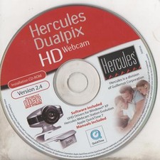 HERCULES - DUALPIX HD WEBCAM - INSTALLATION CD-ROM - SOFTWARE AND MANUAL VER.2.4
