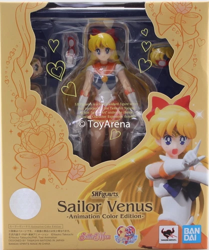 S.H. Figura de acción Figuarts Sailor Venus Animation Color Edition Sailor Moon